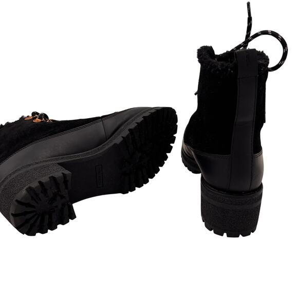 Tory Burch Women's Thea Lugg Suede Boots 9 M - Picture 4 of 8